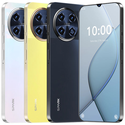 Spark 20 Pro 5G Global Smartphone with 108MP Rear Camera 6.8 Inch HD Display Deca Core CPU Dual Sim Card 16GB ROM