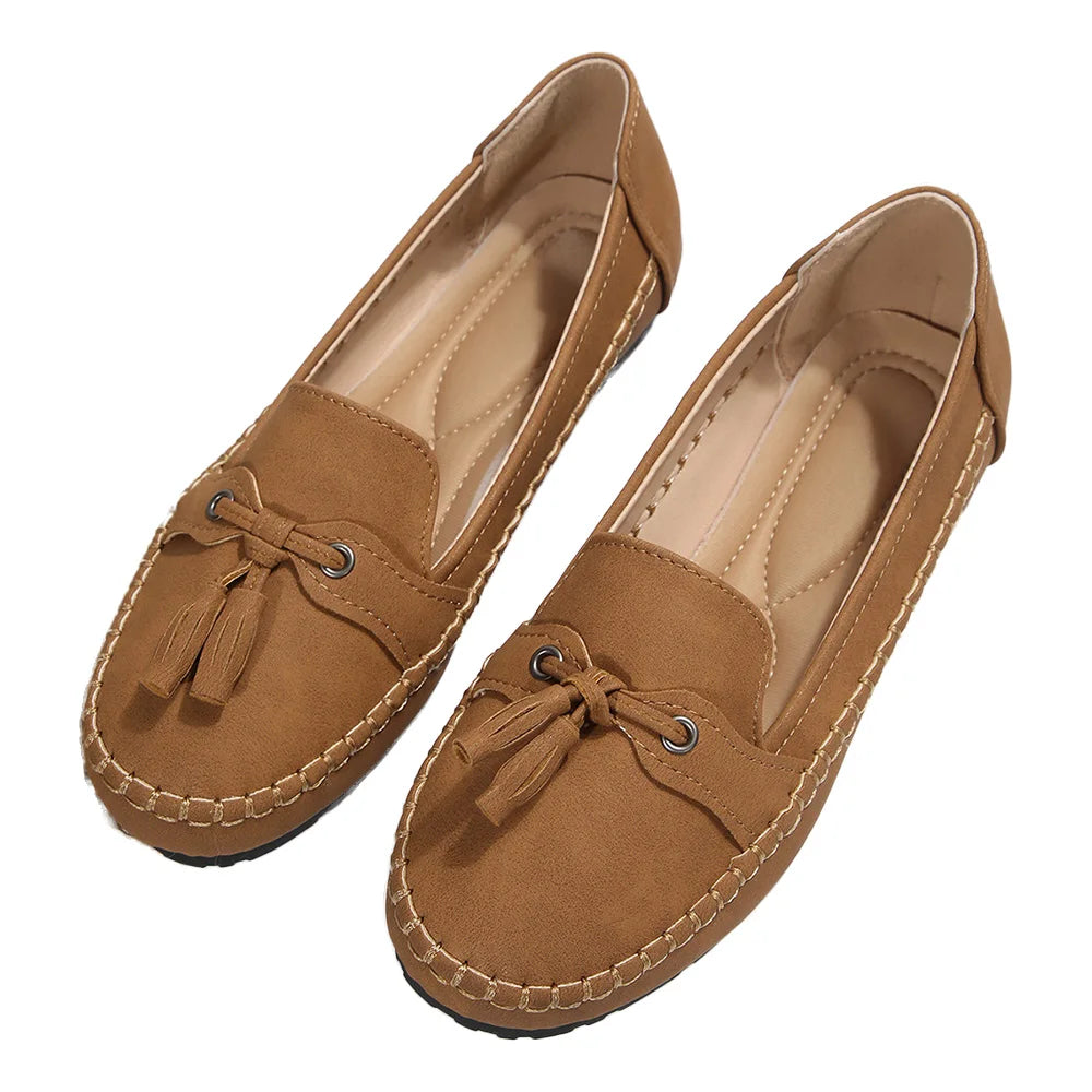 Soft Light Loafers Slip-on Flat Shoes for Women