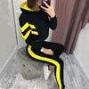 New Arrival Pullover Hoodies Crop Top Sets Women Clothing Fall Custom Two Piece Long Sleeve Women Set
