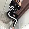 New Arrival Pullover Hoodies Crop Top Sets Women Clothing Fall Custom Two Piece Long Sleeve Women Set