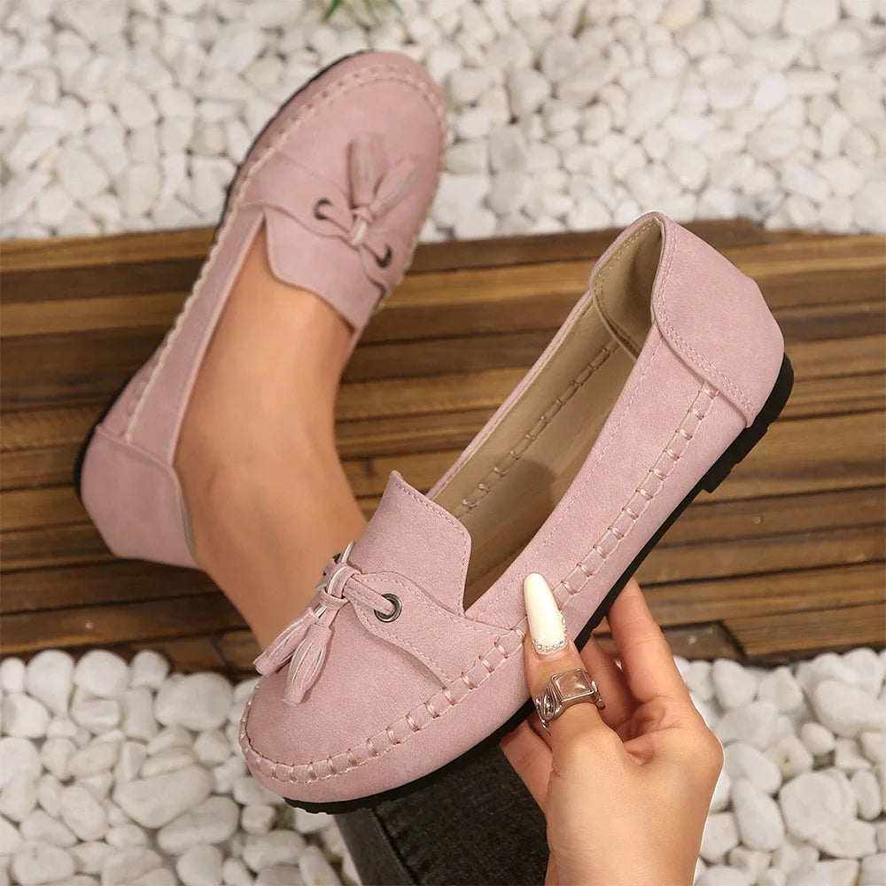 Soft Light Loafers Slip-on Flat Shoes for Women