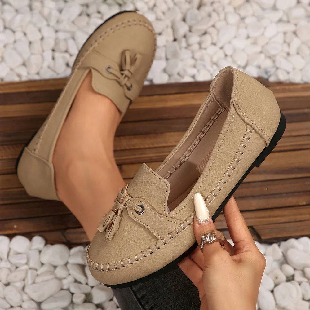Soft Light Loafers Slip-on Flat Shoes for Women