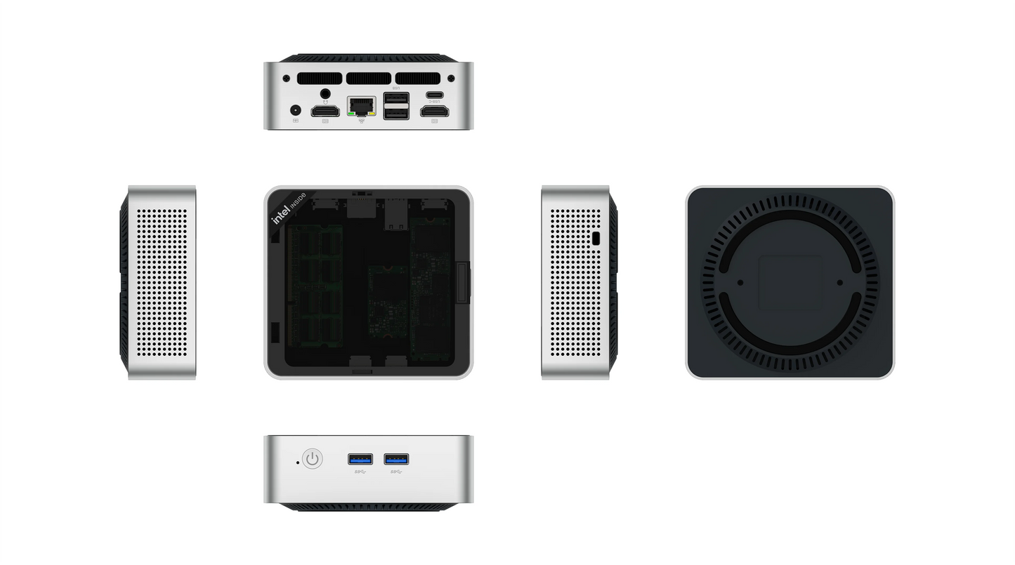 New AMD Ryzen 3 4300U Mini PC with 2.5G LAN Octa Core Processor DDR4 NVME SSD Wifi6 BT 5.2 for Gaming Mini Computer