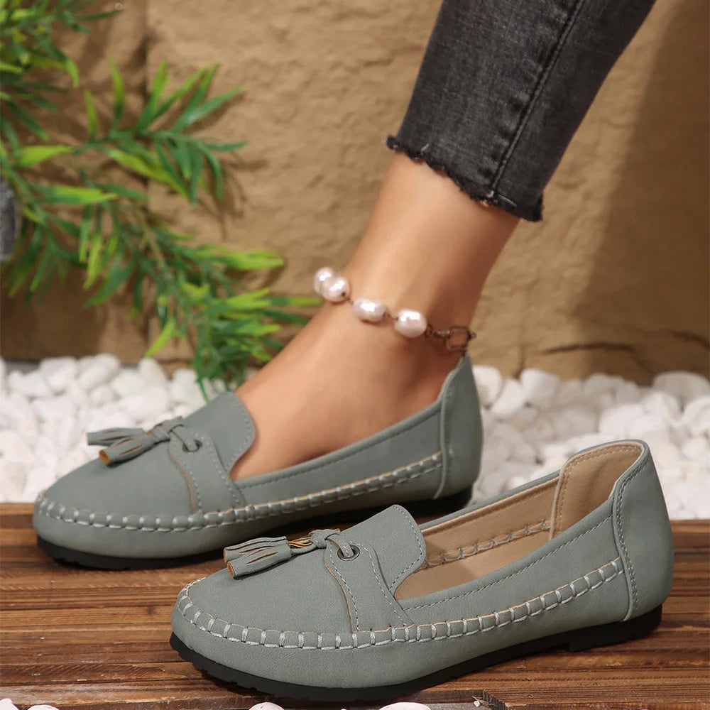 Soft Light Loafers Slip-on Flat Shoes for Women