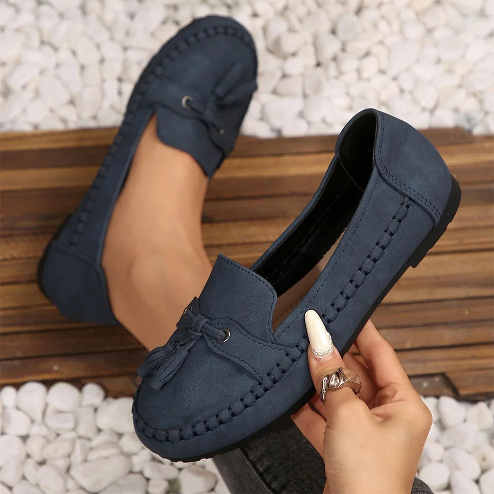 Soft Light Loafers Slip-on Flat Shoes for Women