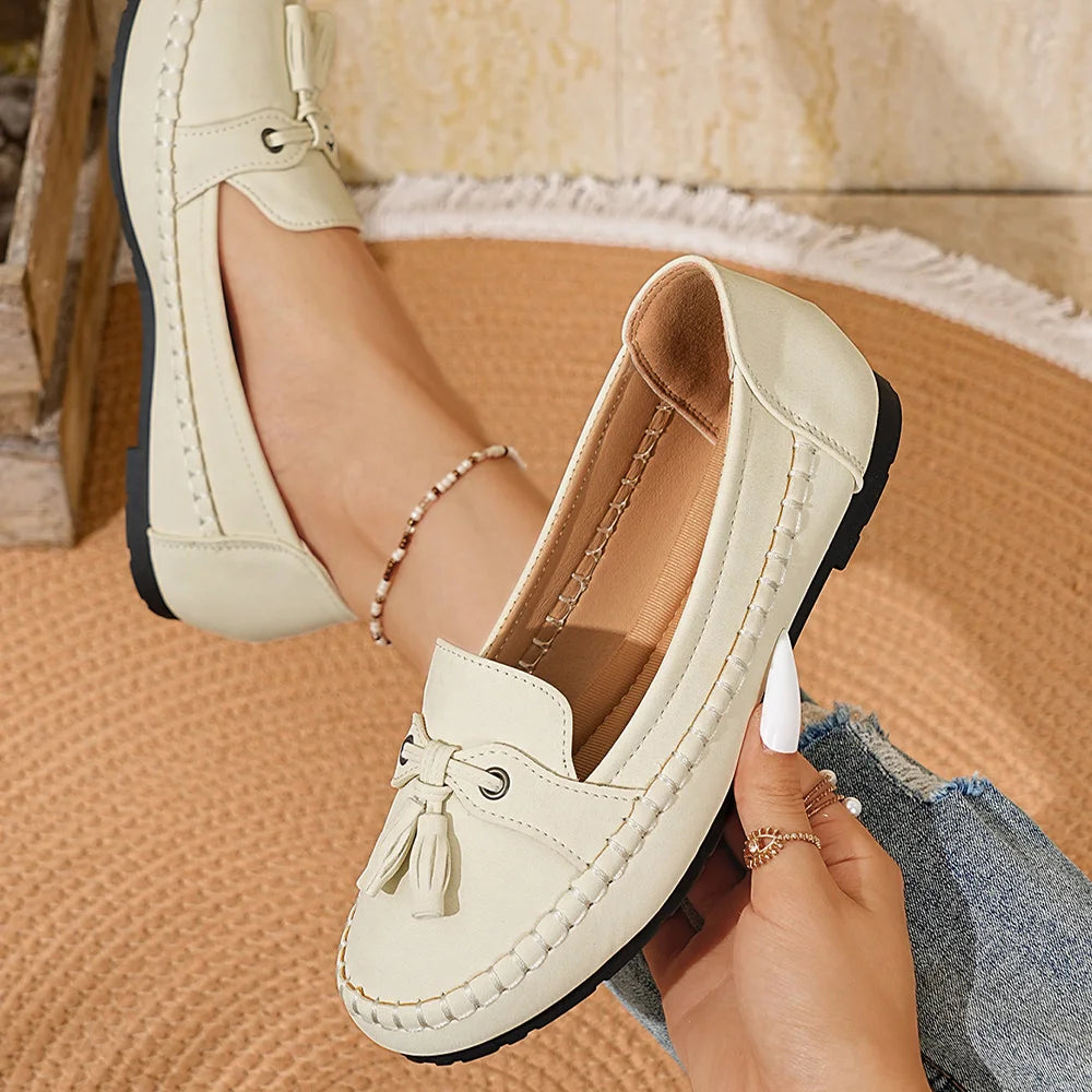 Soft Light Loafers Slip-on Flat Shoes for Women